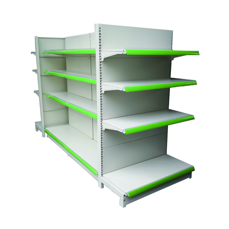 Metallic Rack Supermarket Shelves High Quality But Inexpensive Heavy Duty Cold-Rolled Steel