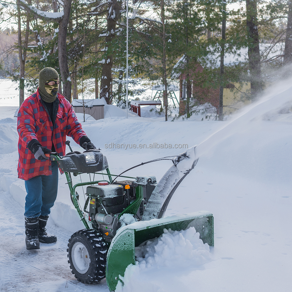 2024 Winter New Home Gasoline Snow Thrower Snow plow with Loncin Engine Self-Propelled Tire/track Snow Blower