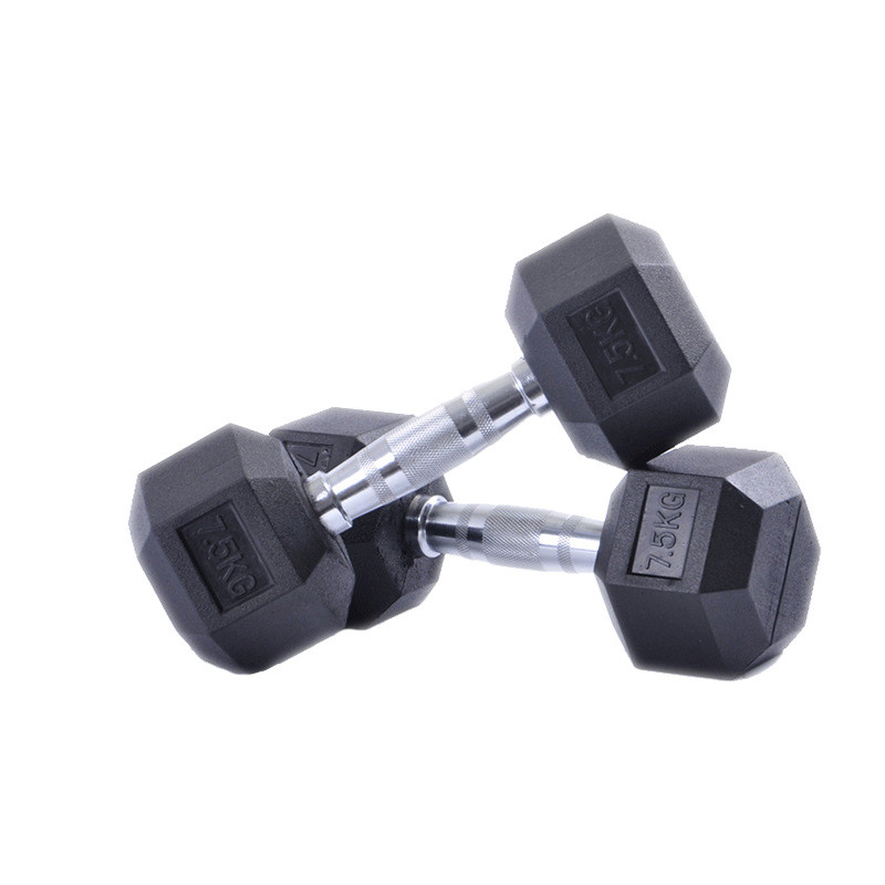 Wholesale Cheap Gym Home, 10Kg 20Kg 5 Lb To 100 Lbs Weight Lifting Iron Core Rubber Hex Dumbbell Dumbells Set/
