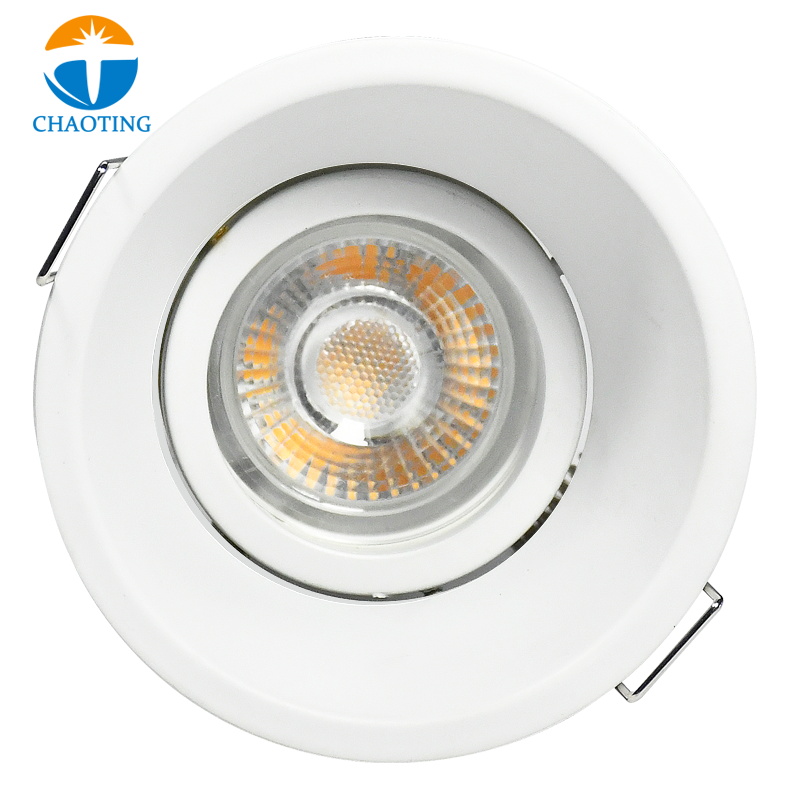 LED Ceiling Light Deep Cup Recessed Downlight Fixtures MR16 Housing GU10 Frame Anti Glare Spotlight Frame