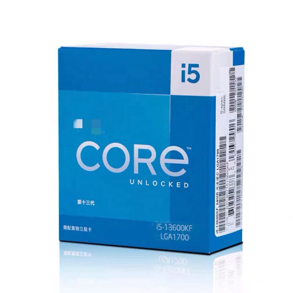 I5-13600KF/i5-13600K Процессор, 14 ядер, коробка, лоток, 13-е поколение, Core I3, i5, i7, i9, 13600