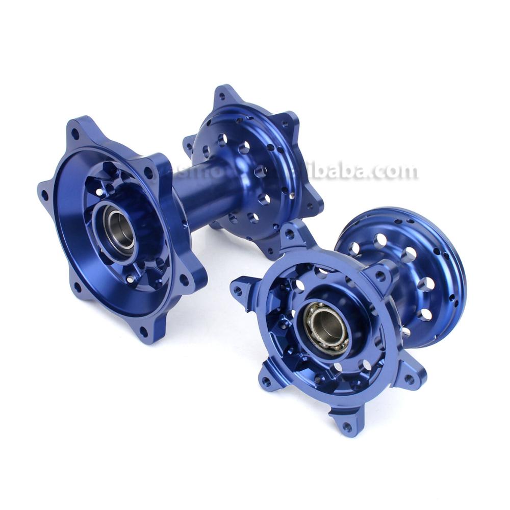 Заводская поставка для Yamaha YZ250F YZ450F YZF 250 450 2014-2019 CNC синие передние задние ступицы колеса