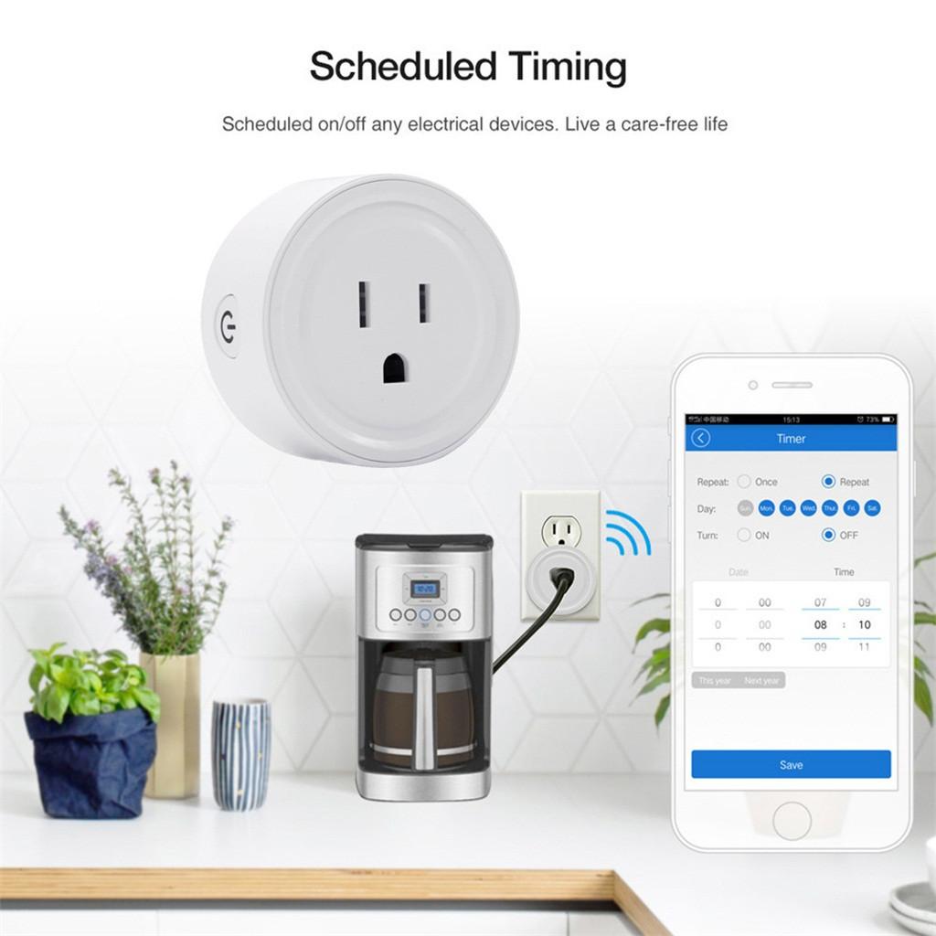 Новое поступление Wi-Fi розетка беспроводной Smart Plug для Alexa Google Home приложение управления