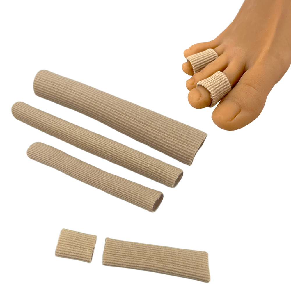Toe Protectors for Bunion Corns Callus Blister Guard Toe Sleeves Gel Line Silicone Open Toe Cushion Tube