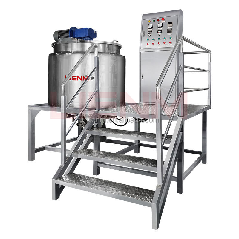 500l industrial chemical hand washing shampoo blending tank liquid soap mixing equipment