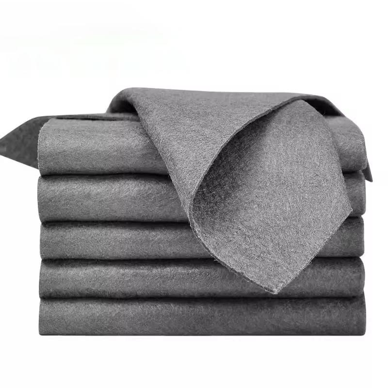 DS1274 Kitchen Car Cleaning Towel Microfiber Wipes No Trace Absorbent Dish Cloth Bamboo Fiber Tower Glass Cleaning Cloth