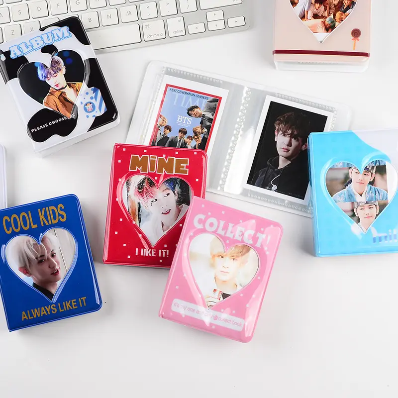 Custom New Little Sweet INS Style binder Photocard holder Album kpop Stars 3 Inch Collect Book