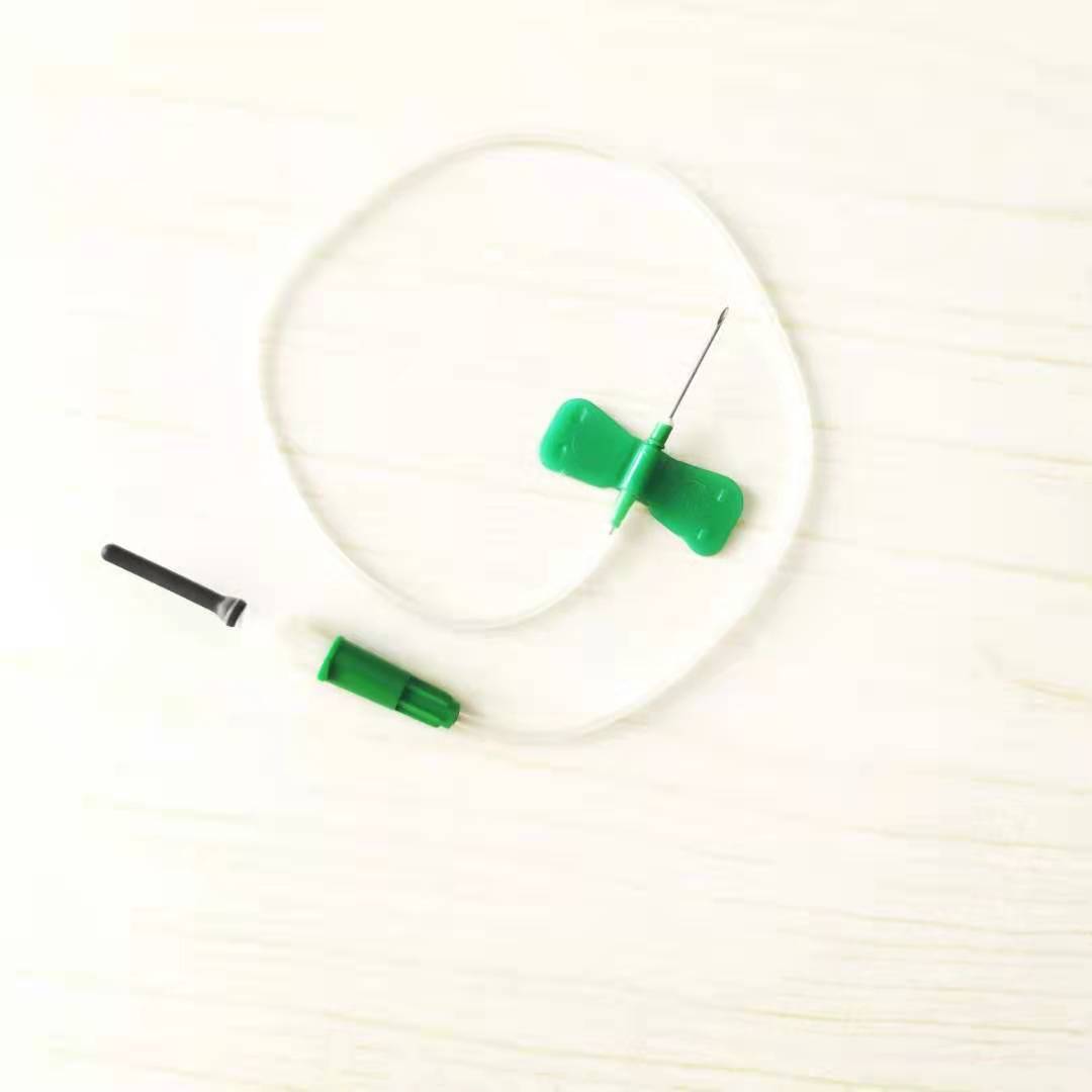 CE ISO double wing butterfly type safety blood collection needle