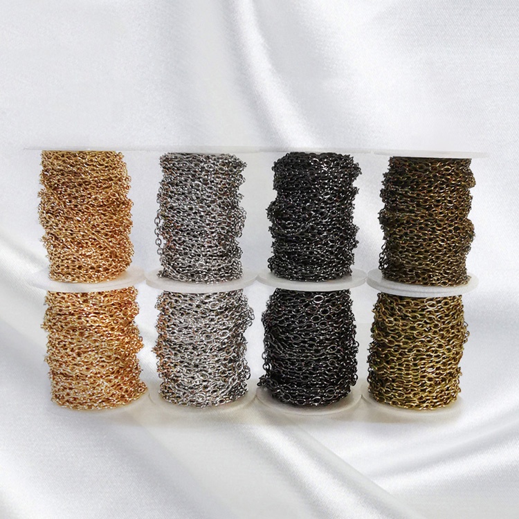 Factory Direct Sale DIY Roll Chain For Handbag Pet Accessories Hot Sale Curb Chain