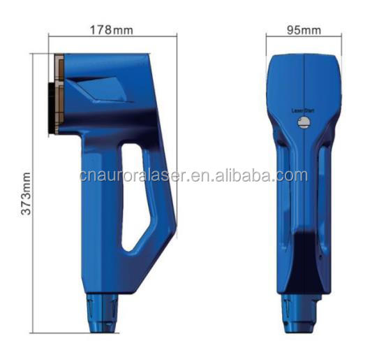 Aurora Laser 50 Вт рюкзак/Портативная волоконная лазерная машина для очистки