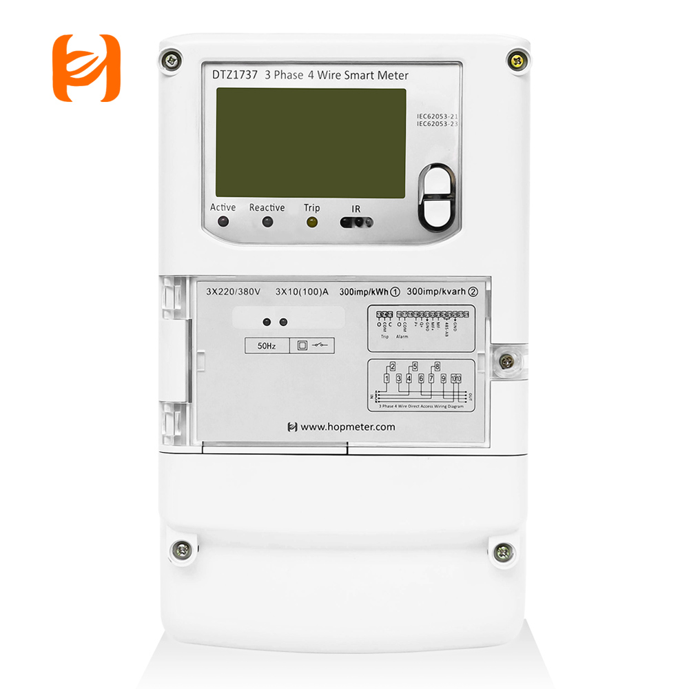 Трехфазный измеритель энергии Modbus с Rs485 Lora Gsm двунаправленный Nb-Iot