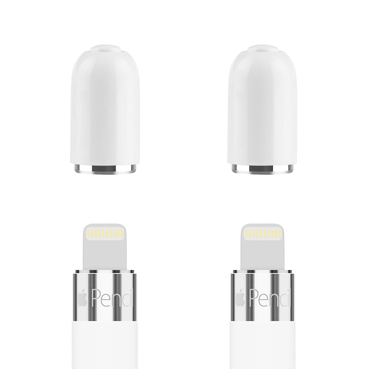 Сменный Чехол для Apple Pencil, Магнитный защитный чехол для карандаша 1 для iPad Pencil (2 шт.)