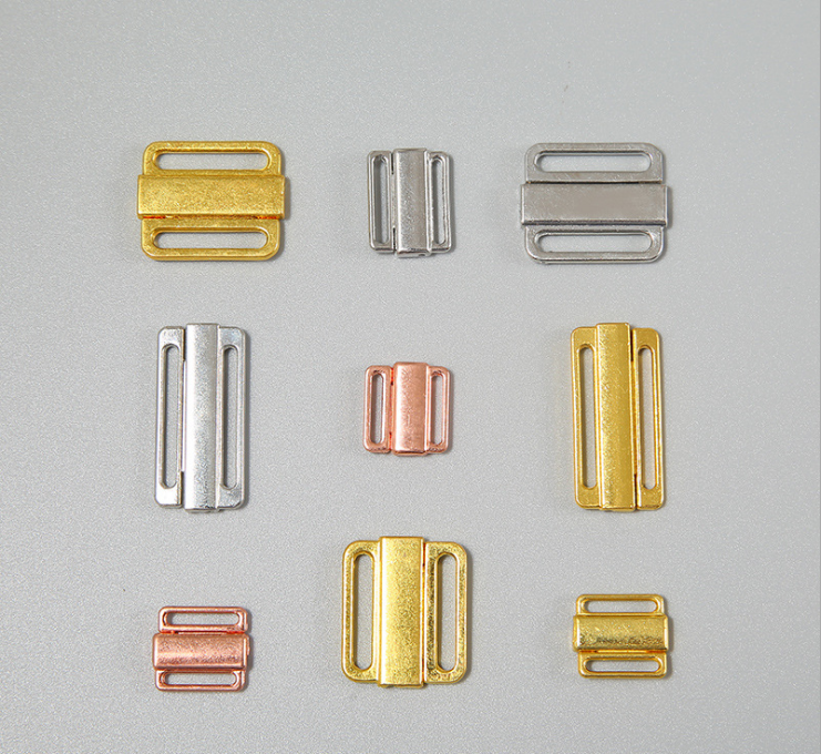 Wholesale High Quality Cheap Custom Nickel Free Bra Gold Front Closure Clasp Swimsuit Buckle Belt Buckles For Sale