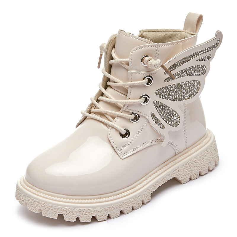 Shangzhou OEM Bottes pour enfants Winter Butterfly Wings Boys Soft Sole Cute Boots 2021