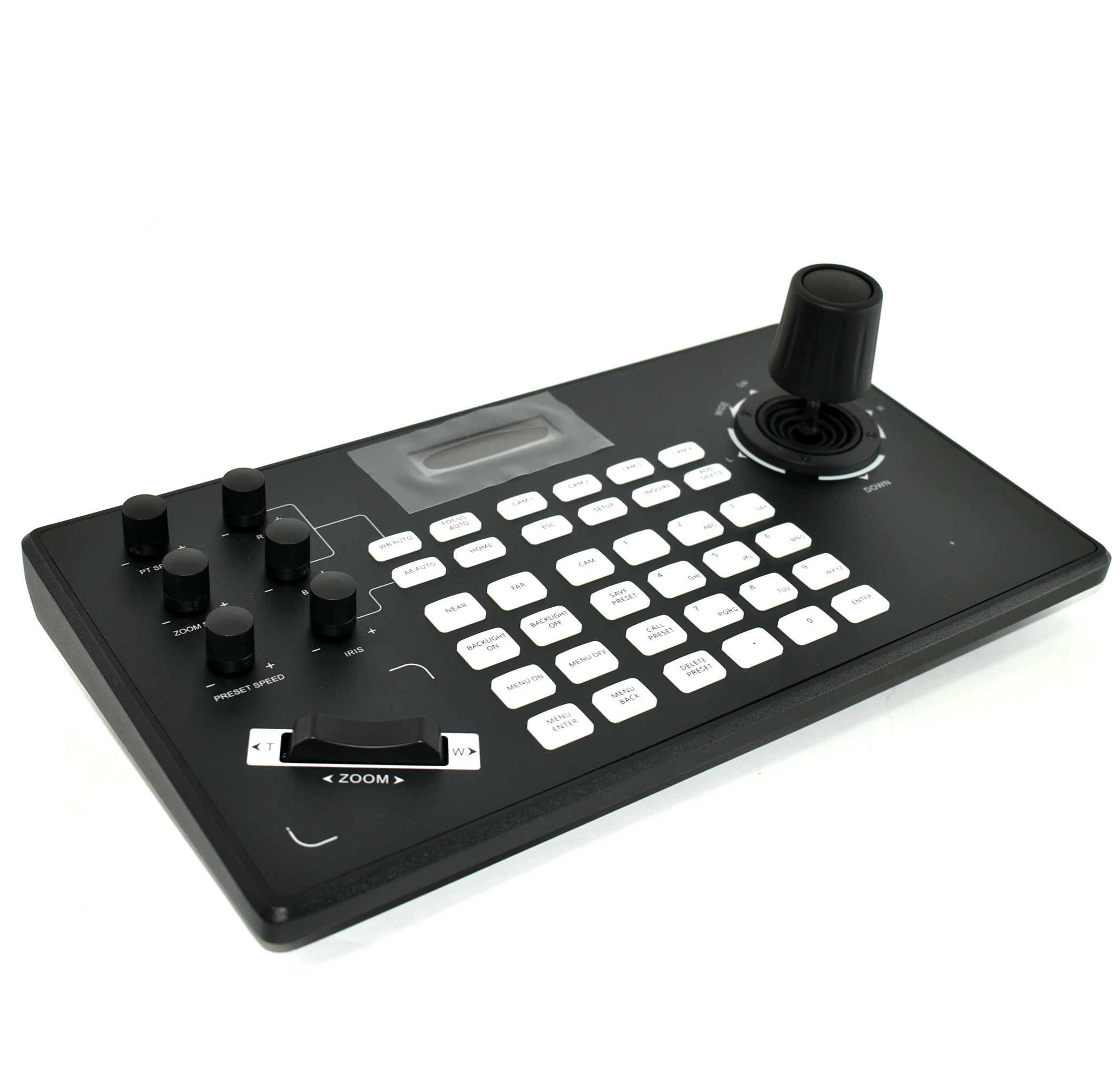 Joystick IP PTZ Keyboard for Church Pan Tilt Zoom Control Camera Lcd display with USB,RJ45, PoE