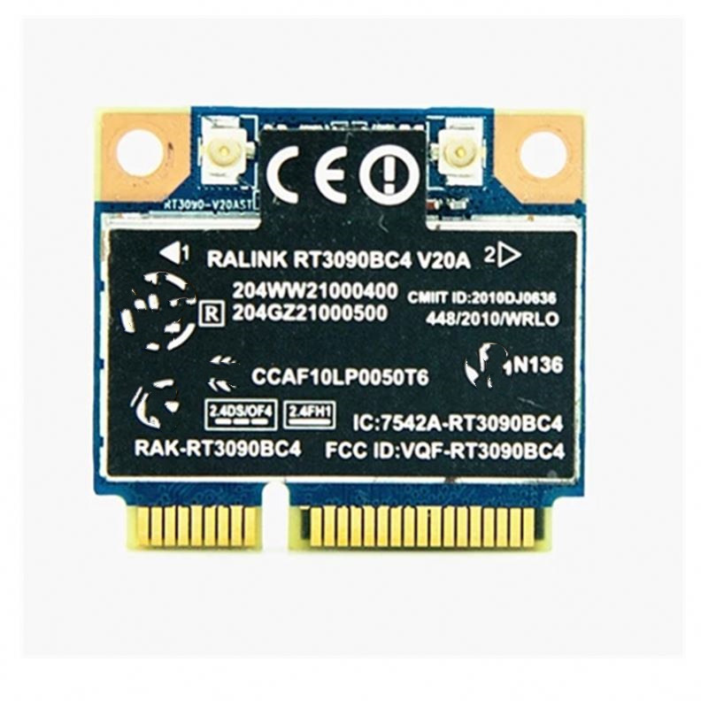 Карта беспроводного адаптера для Ralink Rt3090bc4 N Ble 3,0 Pci-e 300m 602992-001 для Wi-Fi карты 300 Мбит/с