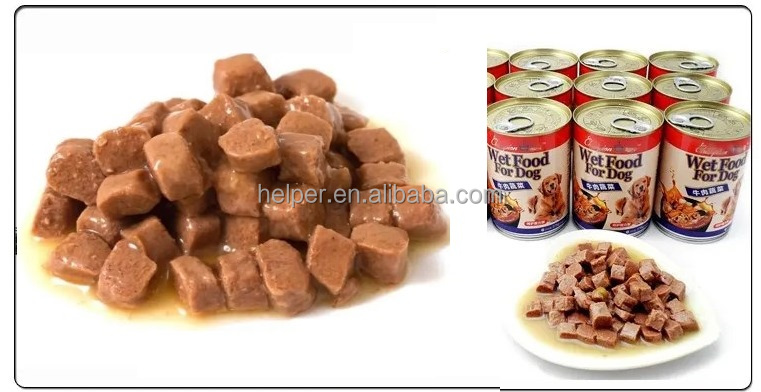 dog food production line filling machine sealing machine canned pet food production line