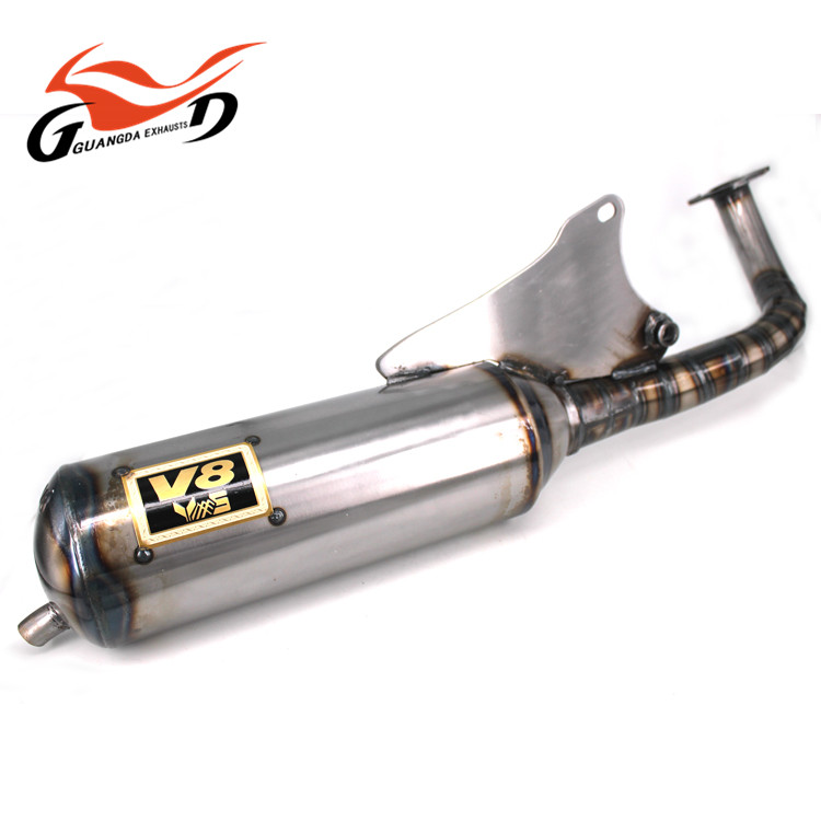 Jog v8 400cc 125cc Запчасти для скутера y15zr выхлопная система для мотоцикла