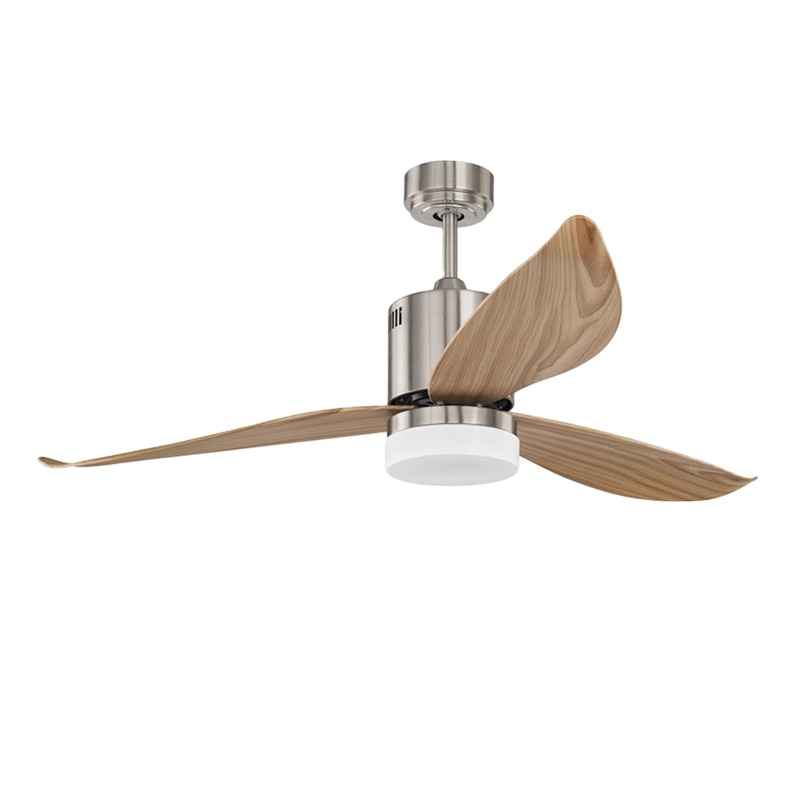 2020 New Design Energy Saving Decorative Residential 54inch ABS Blade Low Watt No Noise Ceiling Fan With LED Light