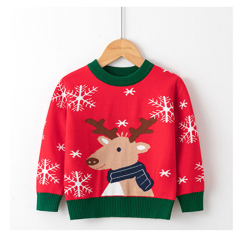 Jumpers Long Sleeve Knitted Clothes for Boys Girls christmas children sweaters