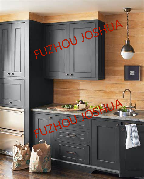Maple Birch Solid wood Kitchen cabinet