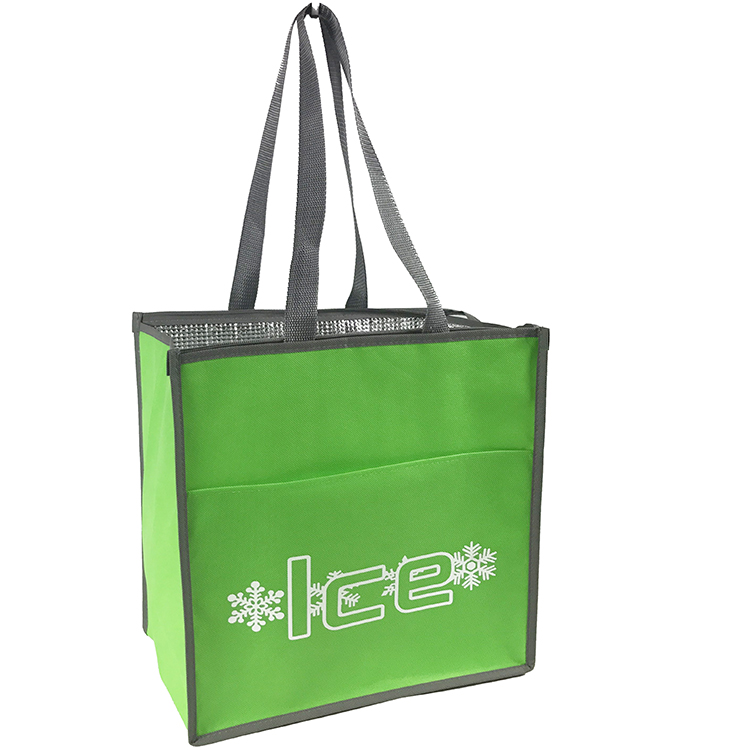 80gsm lunch bbq insulated thermal non-woven custom isothermal large ice cooler bag