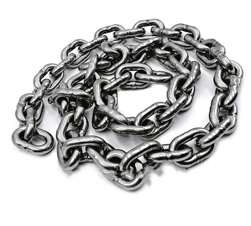 Marine Hardware 316 304 Stainless Steel DIN766 Anchor Link Chain For Sale