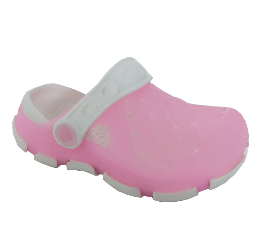 Розовые мягкие садовые туфли для девочек Quiva Clogs Kid 2020