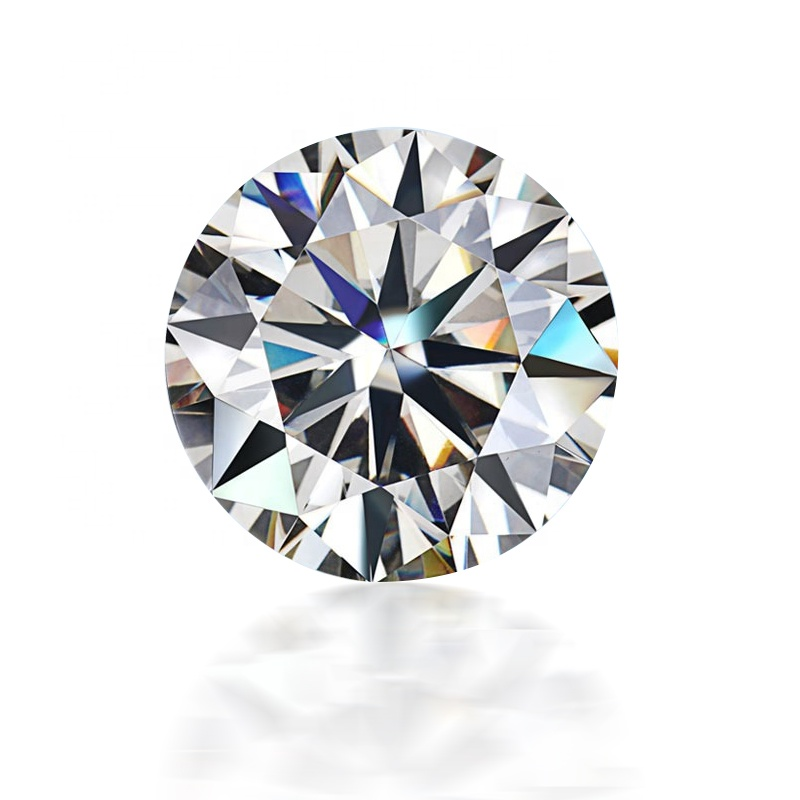 Zuanfa Wholesales 1ct 2ct 3ct 4 ct big size mossanite gemstone DEF color white round loose diamond moissanite