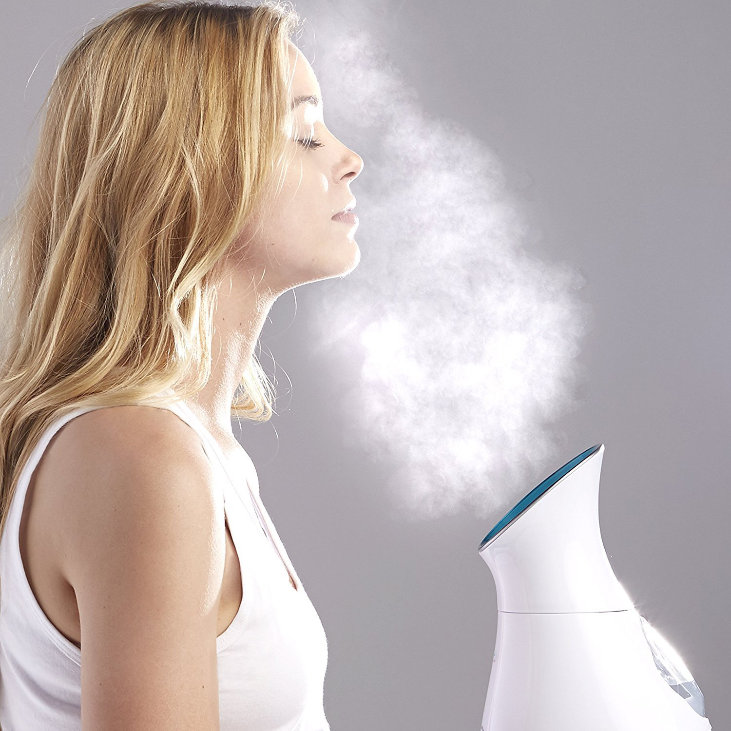 Nanosteamer большой 3 в 1 адаптер для Nano ионные Паровая сауна для лица с точный контроль температуры-30 мин Время пара-увлажнитель-очищает поры-