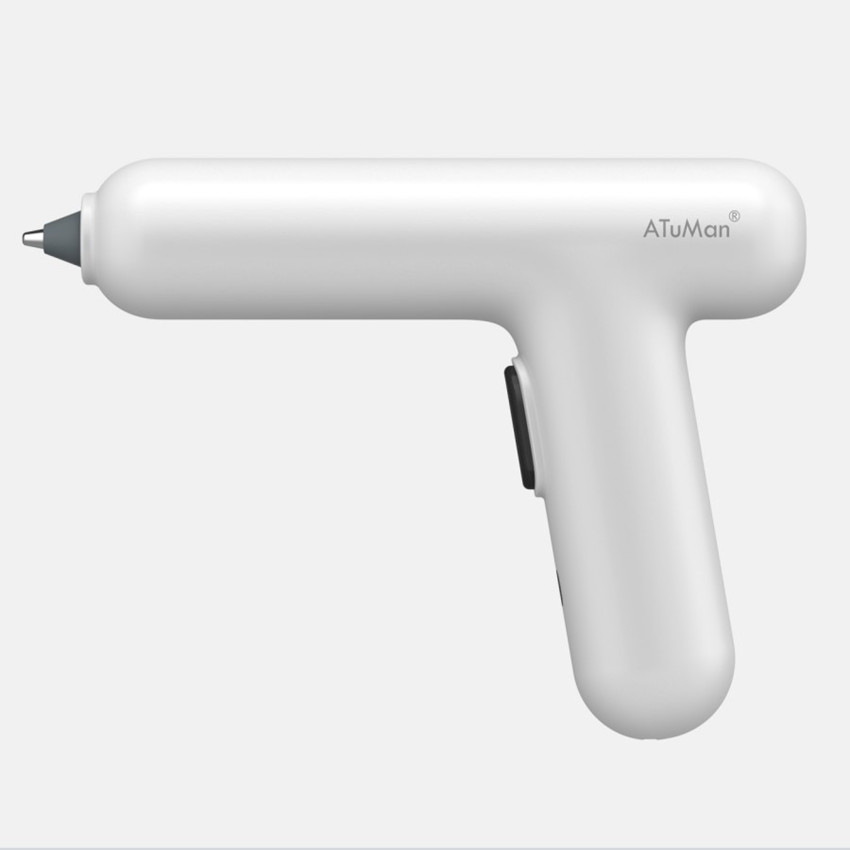 ATuMan DUKA DIY Lithium Rechargeable Mini Cordless Hot Melting Glue Gun with Glue Sticks