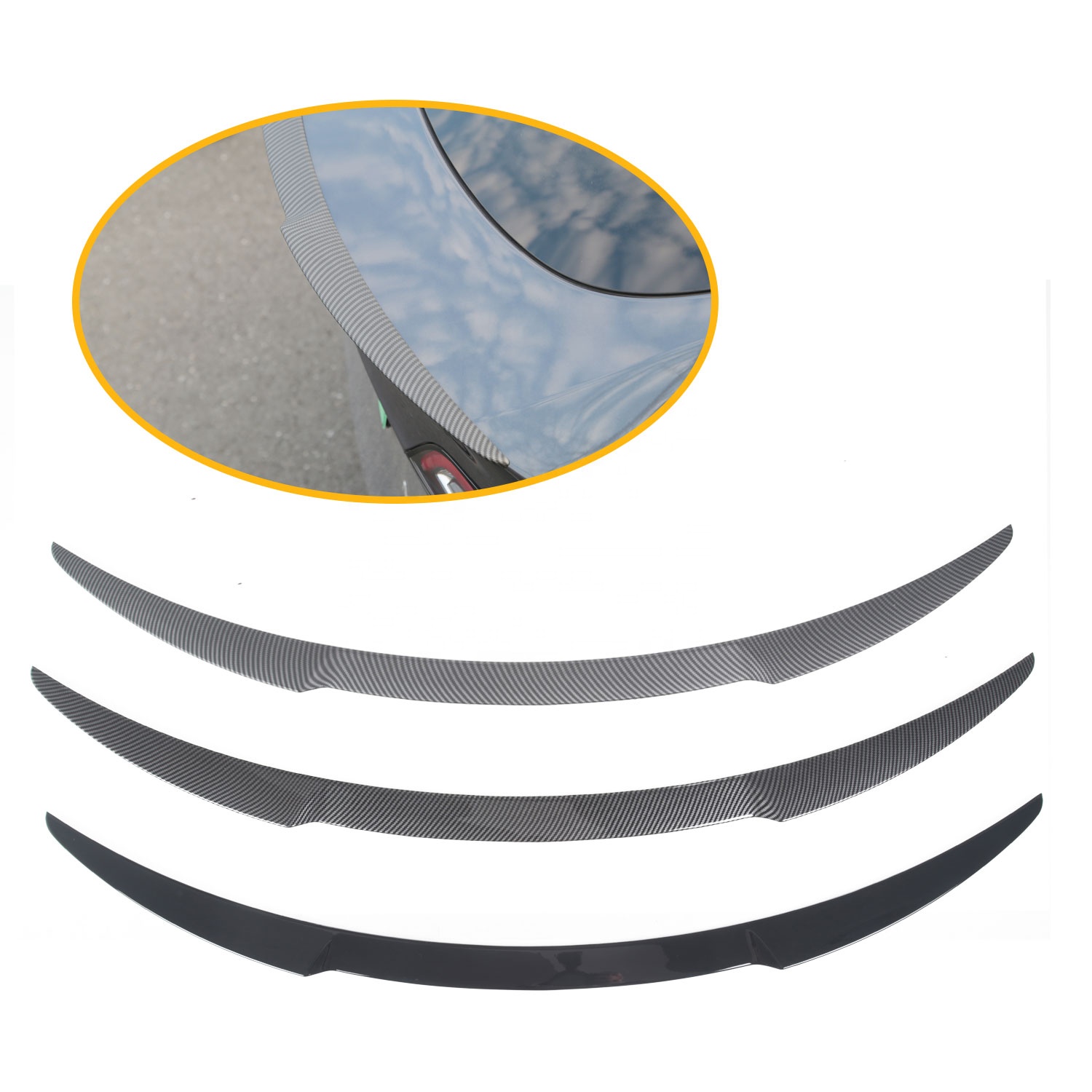 High Quality ABS Rear Spoiler Wing Car Accessories  Rear Trunk Lid ABS Plastic Spoiler Tail Wing For Tesla Model Y