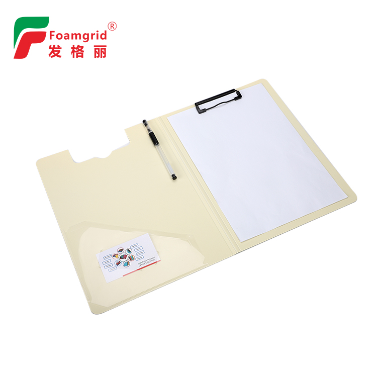 High quality waterproof clipboard A5 size double sided clip board folder with pocket