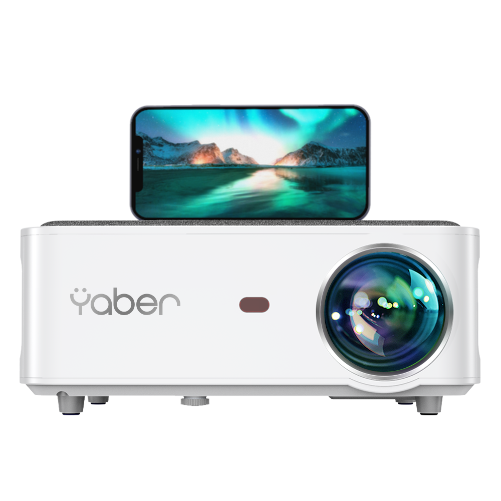 Домашние проекторы для кино Yaber V6, поддержка 4K, 1920*1080P, 4P и 4D, коррекция трапецеидальных искажений, 8500L, 10000:1, светодиодный проектор с Wi-Fi