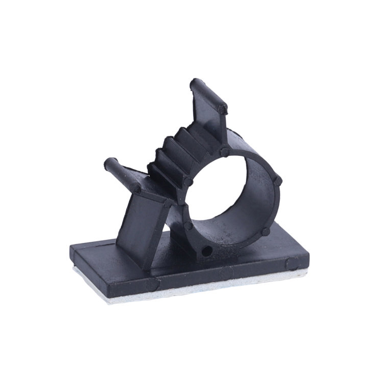 PL-0017 Self-Adhesive Wire Clip plastic cable clip Tape Mount Cable adjustable adhesive tie mount