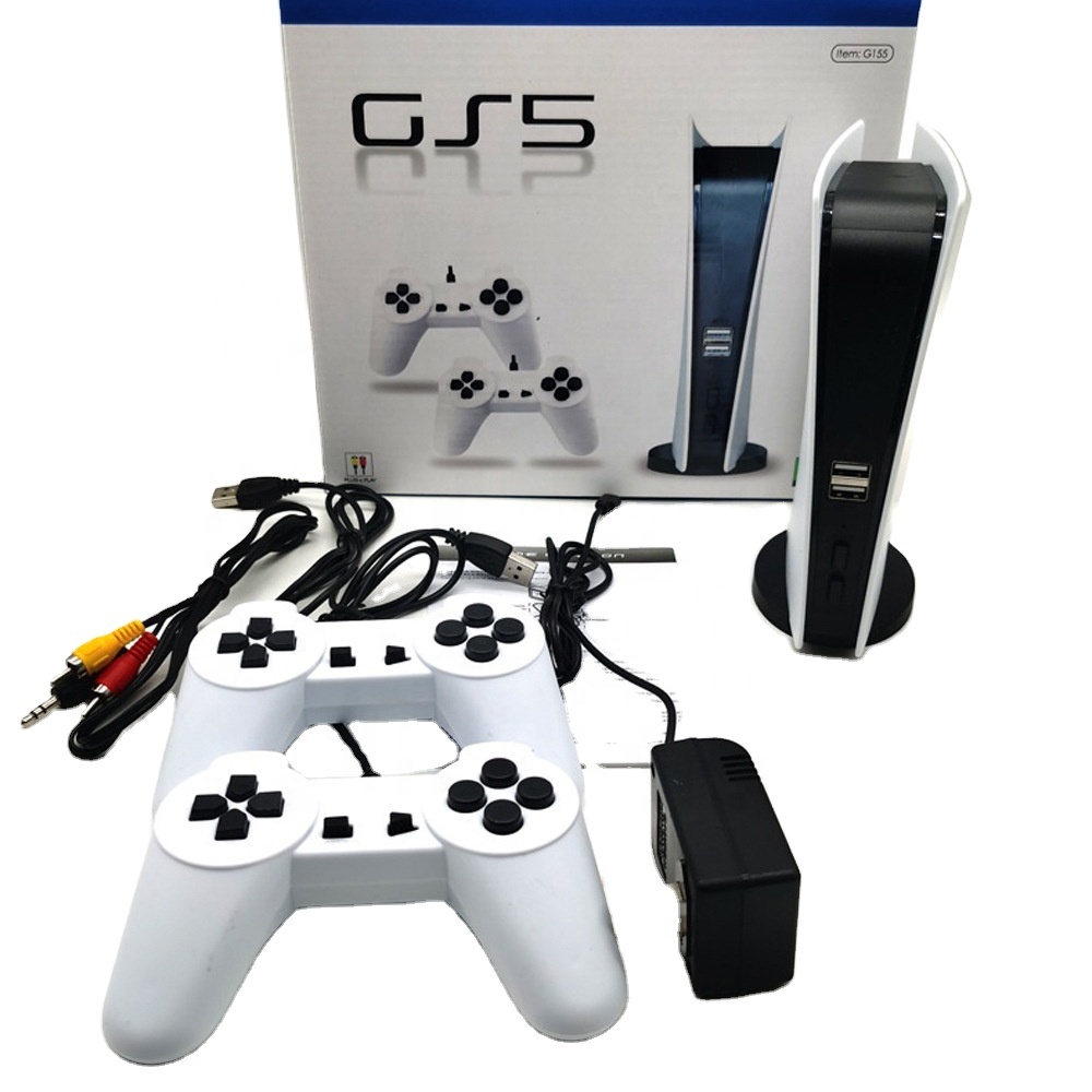 GS5 8 бит мини игровой станции 5 ТВ consola для PS5 дизайн с 200 футболки с принтами на тему классических игр AV выход Ретро видео игровая консоль для NES