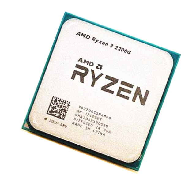 Для AMD R yzen 3 2200G R3 2200G R3 PRO 2200G 3,5 ГГц четырехъядерный процессор 65 Вт YD2200C5M4MFB YD220BC5M4MFB разъем AM4