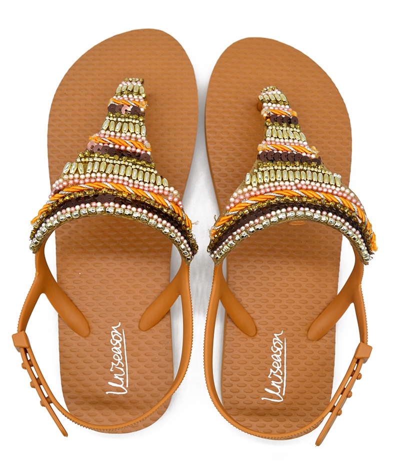 Wholesale Cheap Rubber Material Fashion Lady Sandal