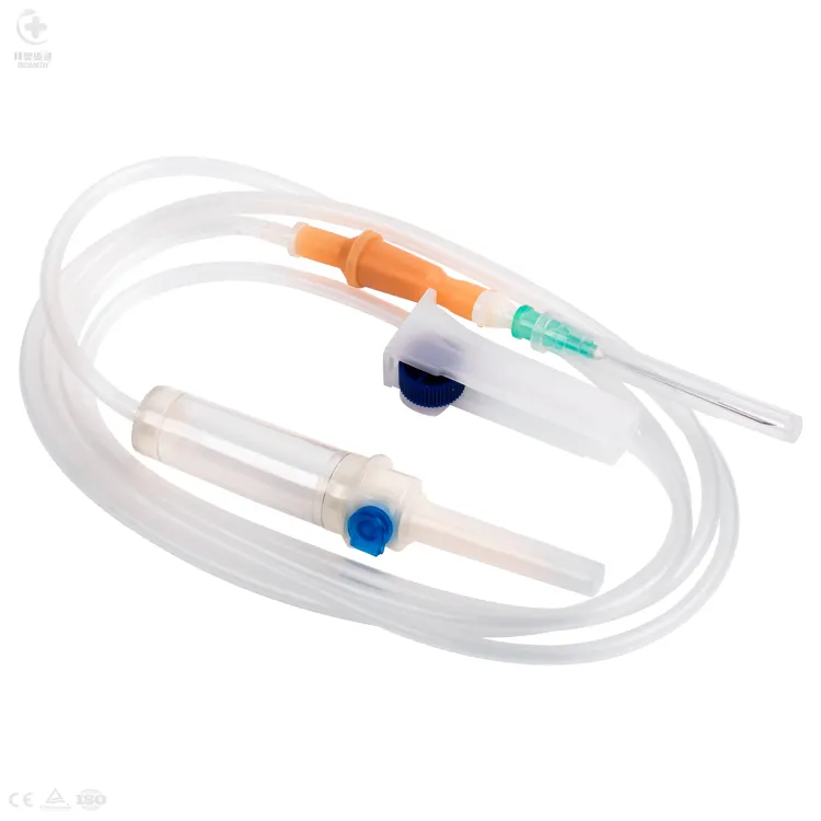 Medical Products Serum Infusion Set Disposable Iv Infusion Set With Drip Champer