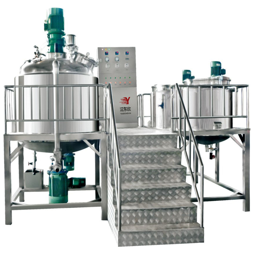 High speed fixed polt Vacuum Homogenizing Emulsifying Homogenizer Emulsifier Mixer Machines