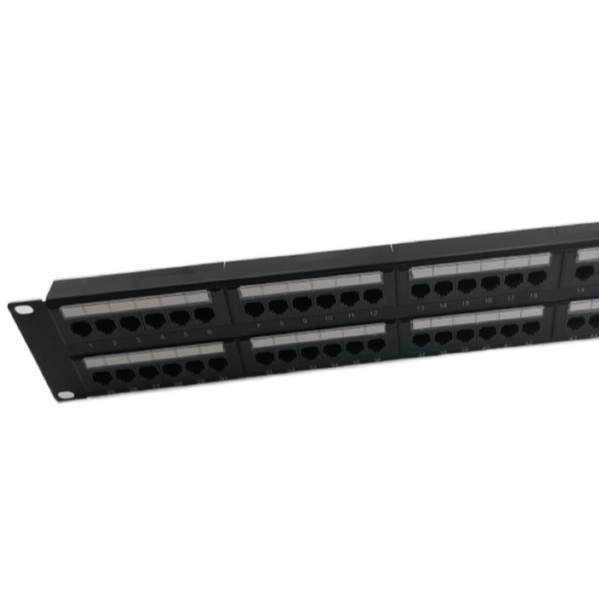 Сетевой кабель UTP cat5E 48 портов 2U сталь RJ45 коммутационная панель