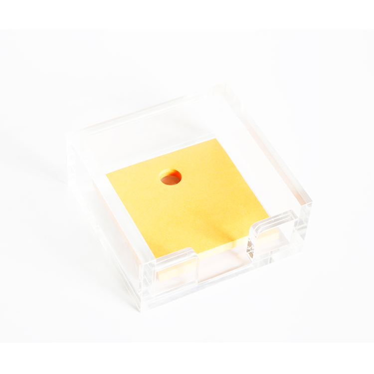 Clear Acrylic Notepad Holder Desktop Memo Paper Holder