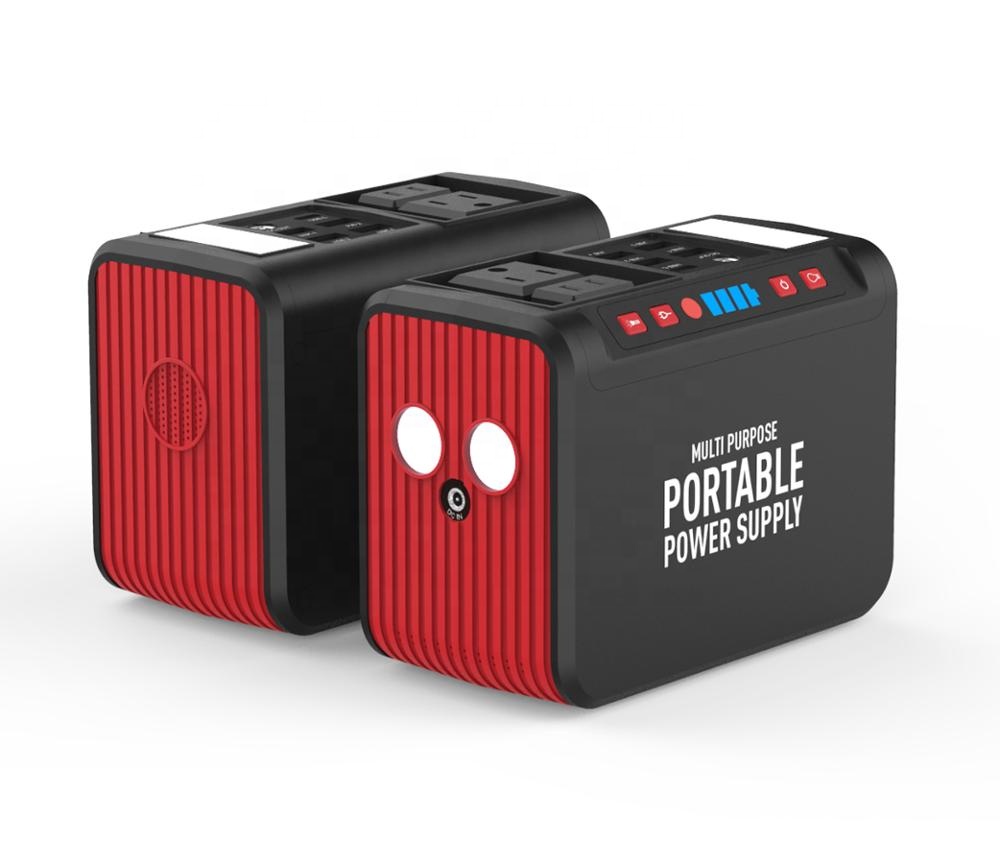 80W generator portable power station for outdoor camping solar power generator with AC DC USB Solar generator for home
