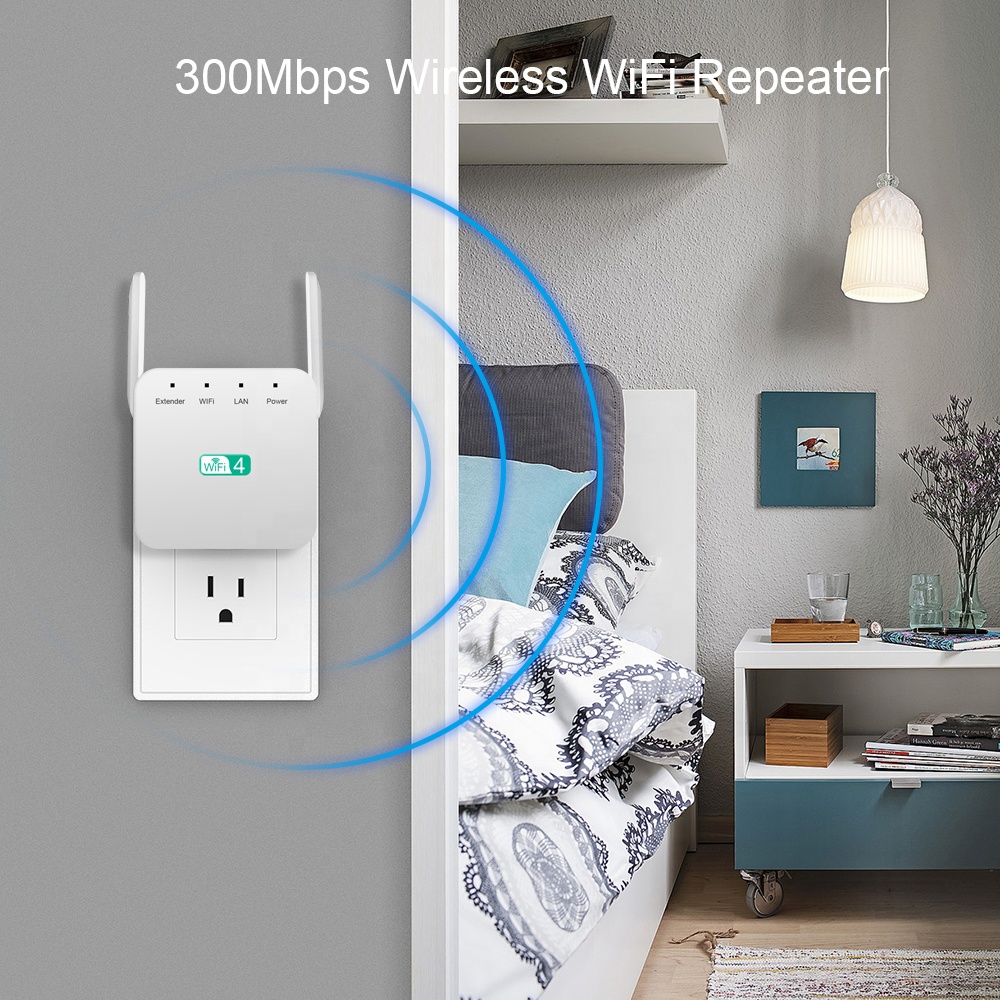 Мини 300 Мбит/с Портативный ретранслятор с большим диапазоном wifi