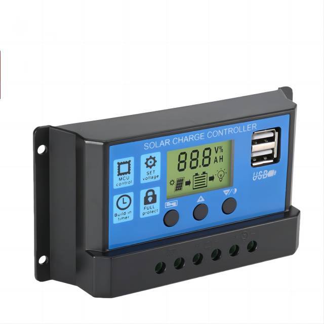 Solar Controller 10a 20A 30A 40A 50A 60A Intelligent Charging Photovoltaic System Street Light USB Controller Hot Selling