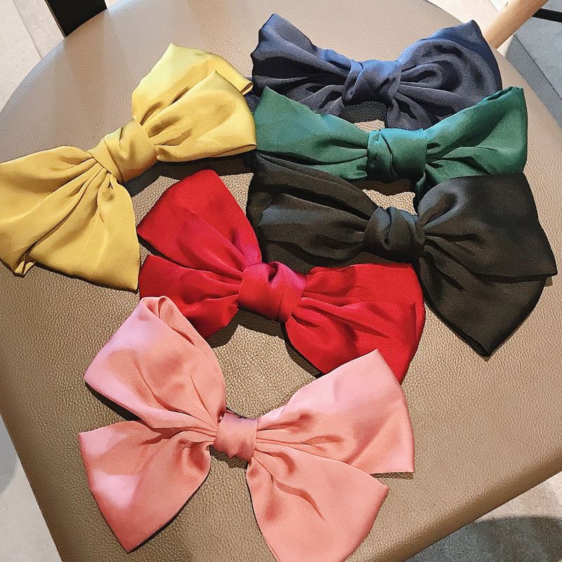 Детские 8 дюймов Большой Grosgrain ленты бант заколка для волос заколки для девочек большой бант заколка-пряжка для волос бутик луки женские аксессуары для волос