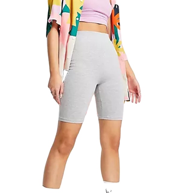Bodycon Cotton Sport And High Rise Legging Shorts For Women