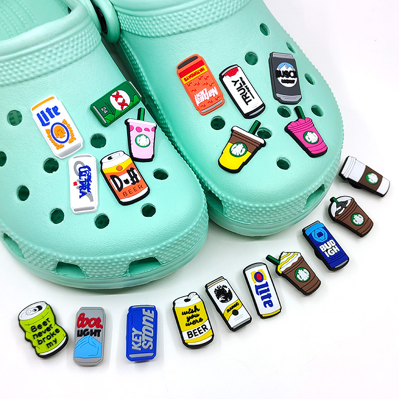 Мексиканский напиток под заказ croc ПВХ обувные кружева украшения Подвески под заказ оптовый поставщик 2021 через DHL Fedex