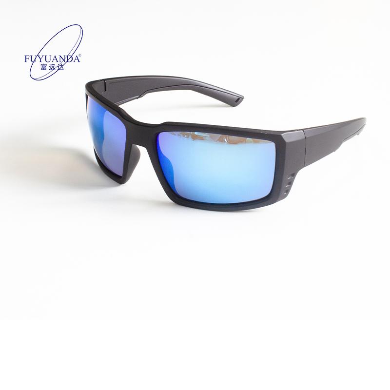 Fuyuanda TR90 Silicone Costas Sunglasses Comfortable Polarized Fishing Sports Glasses Outdoor Activities Blue Cycling Running