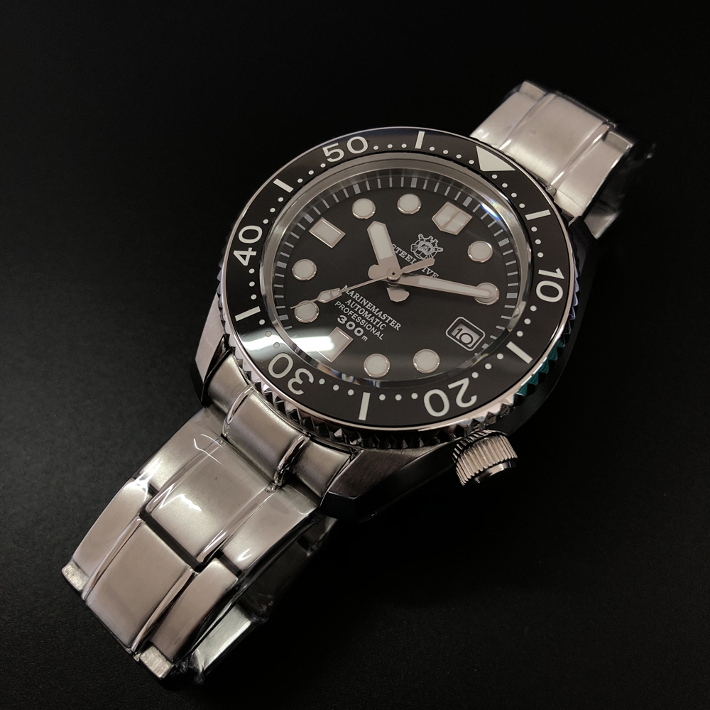 SD1968 STEELDIVE 30atm 300 метров водонепроницаемые часы для дайвинга светящиеся автоматические часы для дайверов 316L чехол из нержавеющей стали